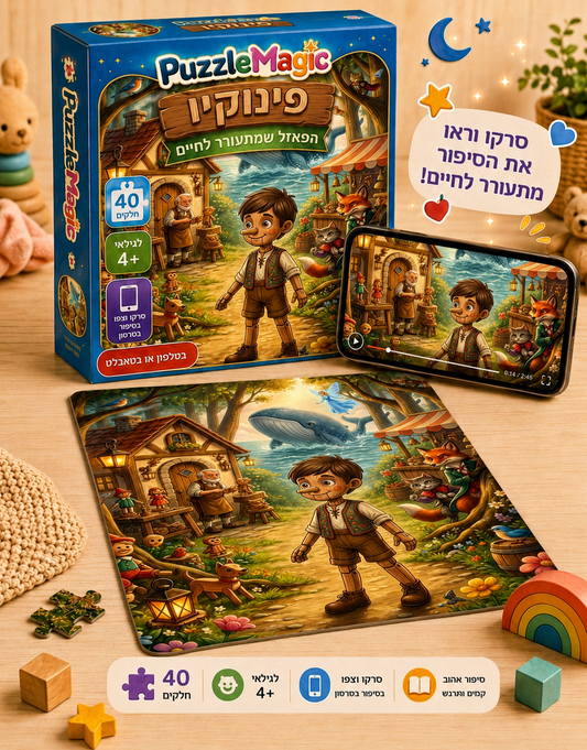 פאזל מג׳יק - פינוקיו